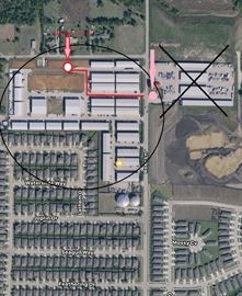 Visual view of warehouse section in west Frisco