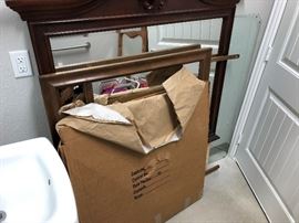 Lat bit of dresser mirrors or hallway mirrors if you take off the slats