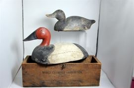 Duck Decoys, Western Cartridge Ammunition Box