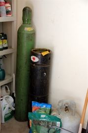 Acetylene & Oxygen Tanks