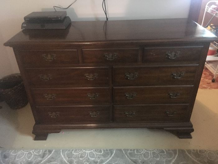 Dresser which matches bed and side table. $100.00  Buy Full Size Bed, side table and Dresser $250.00  All 3 for $200.00  REDUCED