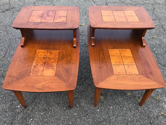 Lane 1960's Surboard pair End Tables