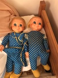 Pair of Mrs. Beasley dolls- no longer talking. 
