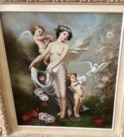 Gorgeous painting of Venus and Cupid’s 