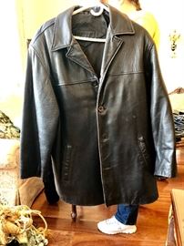 Leather men’s and ladies jackets