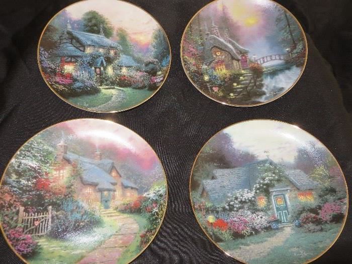 Thomas Kinkade  Cottage Collector Plates