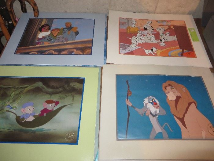 Disney lithographs collectibles