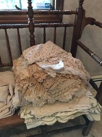Antique table coverings