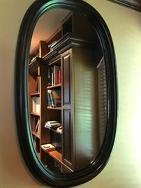 Antique oval mirror