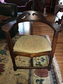 Mission Oak corner chair