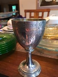 Sterling Silver English Goblet