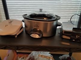 Crock Pot, Foreman Grill,