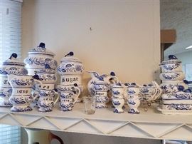 Beautiful Blue and white  kitchen pieces 