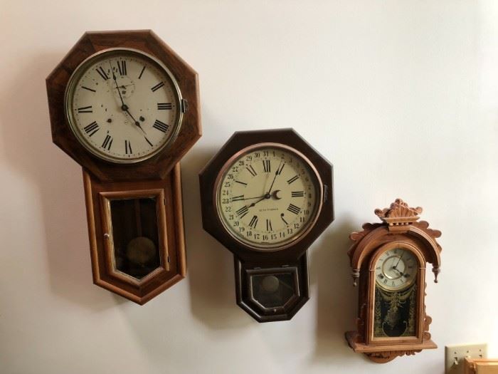 Just a few of the clocks that we have available.