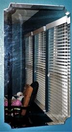 Venetian cut glass beveled mirrors