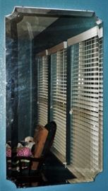 Venetian cut glass beveled mirrors