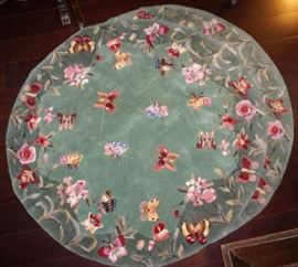 Pair of round rugs