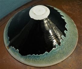 Signed pottery bowl
