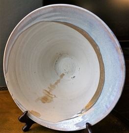 Signed pottery bowl