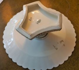 English porcelain compote