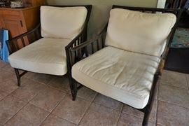 Pottery Barn bamboo chairs