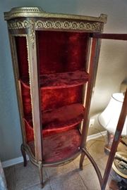 Vintage marble top curio