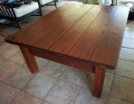 Pine coffee table