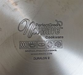 Nuwave cookware and cooktop