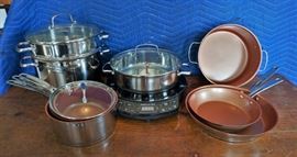 Nuwave cookware and cooktop