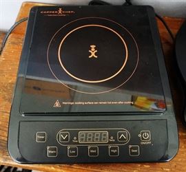 Copper Chef cooktop and cookware