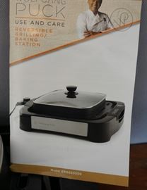 Reversible grilling station