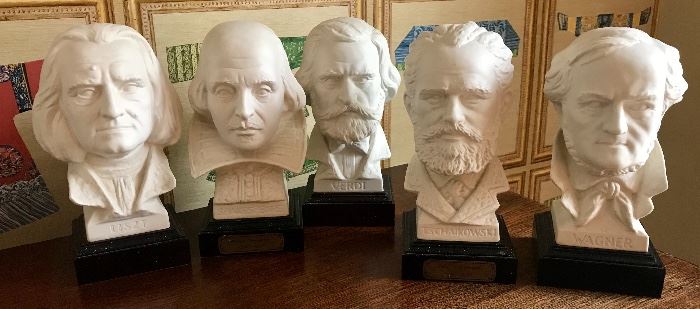 Goebel busts of famous composers and others