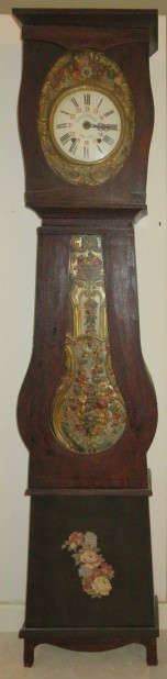 Antique French C. Faucher & R. Delzangles, St Savin de Blaye Grandfather Clock