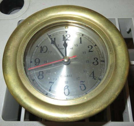 Nautical Brass Ship Clock