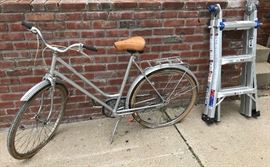 Vintage Sturmey-Archer English 3 spd & Articulating Multi use Ladder