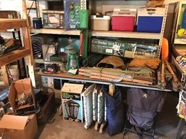 Lots of good Camping/Hiking/Army cots/Vinyl mattresses/tents/Coleman cookers&Lanterns..... 