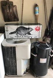 Goodman central ac unit Model CK42-1C working all the way-Redi smoker electric like new-new large size Varmint trap
