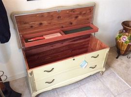 Lane cedar chest. $125.00