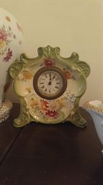 Vintage porcelain clock
