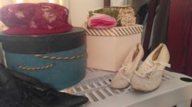 Early antique shoes
