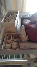 Vintage baby shoes