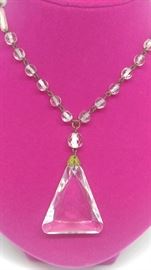Art Deco prism necklace all original