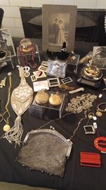 German silver Victorian purse