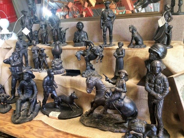 Premier Western & Military Sculptor Terrance Patterson's Cast Figures (More Available) Some With Boxes & Certificates