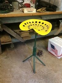 Vintage Tractor Seat Stool & More