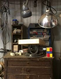 Parts Bin, Lighting, Cash Register Drawer Box (used for small parts)