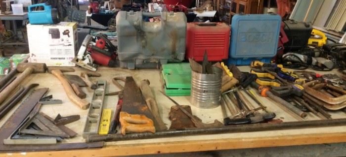 Clamps, Boxed Tools, More
