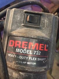 Dremel Model 732 w/Flex Shaft and Foot Pedal Control
