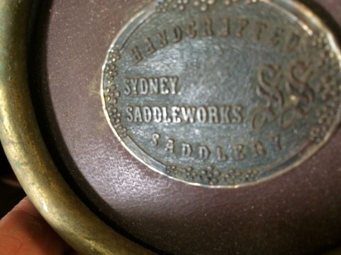 Sydney Saddleworks Handcrafted Saddlery Label