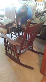 Antique rockers & chairs